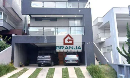 Excelente Casa com 2 suítes, piscina, churrasqueira, home office! para alugar, 220 m² por R$ 7.500/mês - Cond. Palm Hills - Cotia/SP
