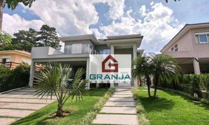 Incrível Casa com 4 suítes, climatizada e mobiliada! 410 m² - venda por R$ 3.800.000 ou aluguel por R$ 21.000/mês - Condomínio Vintage - Cotia/SP