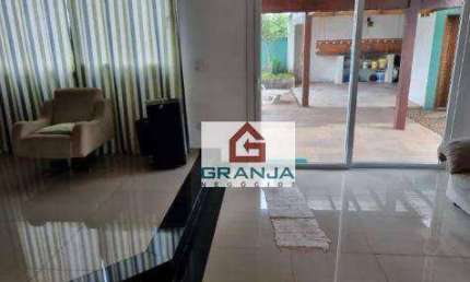 Excelente Casa com 3 dorms/2sts, churrasqueira, piscina à venda, 355 m² por R$ 1.600,000 - São Paulo II - Cotia/SP