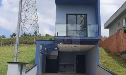 Linda casa com 3 dorms/1sts, em condomínio com lazer e segurança! à venda, 125 m² por r$ 795.000 - bairro das pedras - cotia/sp