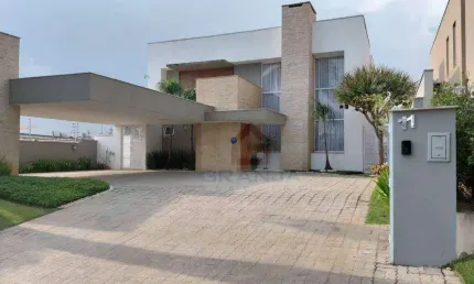Com mobília/casa com 5 dormitórios, 537 m² - venda por r$ 4.500.000 ou aluguel por r$ 25.000/mês - vintage - cotia/sp