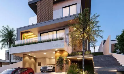 Linda casa com 4 suítes à venda, 256 m² por r$ 1.290.000 - villa rica - vargem grande paulista/sp