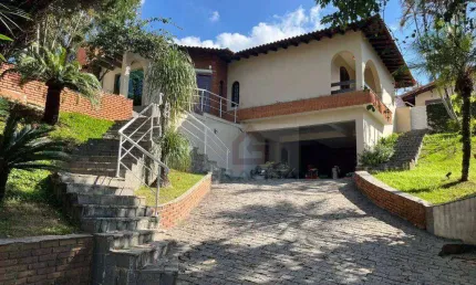 Casa com 5 dormitórios à venda, 350 m² por r$ 3.500.000,00 - são paulo ii - cotia/sp