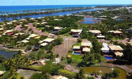 Único Lote à Venda na Costa do Sauípe – 1.166m² | Condomínio Casas de Sauipe | Vista para Lagoas