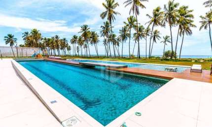 Terreno Pé na Areia à Venda – Alphaville Guarajuba | 820m² | Frente Mar | Pronto para Construir