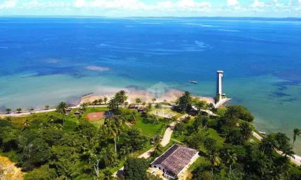 Terreno Exclusivo à Venda na Ilha das Bimbarras – de Frente Mar da Baia de Todos os Santos