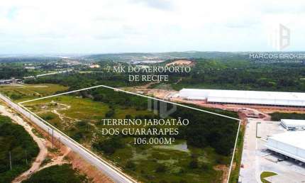 Terreno com Vocação Logística à Venda em Jaboatão dos Guararapes, Muribeca | 106.000m² | Próximo ao Aeroporto e Porto
