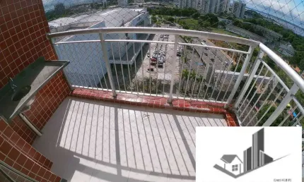River side  com 3 dormitórios para alugar, 88 m²- ponta negra - manaus/am