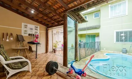 Sobrado com 3 dormitórios à venda, 141 m² por r$ 550.000,00 - cajuru - curitiba/pr