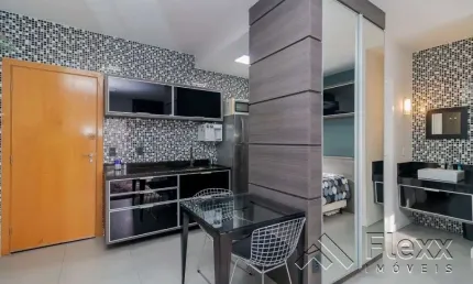 Studio com 1 dormitório à venda, 34 m² por r$ 450.000,00 - centro - curitiba/pr