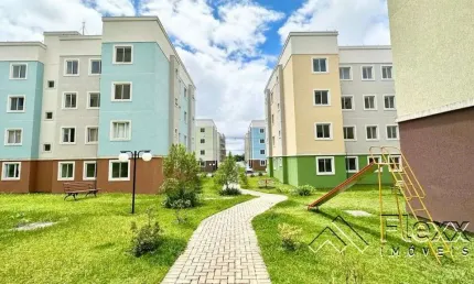 Apartamento com 1 dormitório à venda, 36 m² por r$ 235.400,00 - lamenha pequena - almirante tamandaré/pr