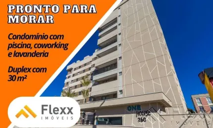 Cobertura com 1 dormitório à venda, 30 m² por r$ 429.210,00 - novo mundo - curitiba/pr