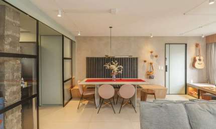 Apartamento tipo para venda e locação com 2 quartos, sendo 1 suíte, 98m²