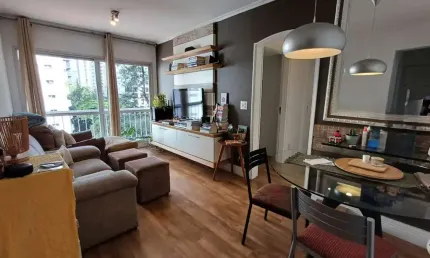 Apartamento tipo para locação em moema com 2 quartos, 68m²