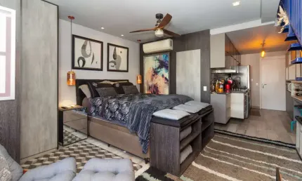 Apartamento tipo para venda em centro com 1 quarto, 82m²