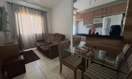 Apartamento tipo para venda em ribeirânia com 2 quartos, 47m²