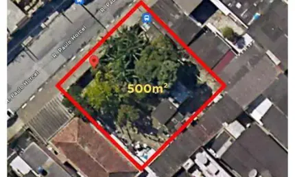 Terreno à venda na Rua Paulo Horcel, 436 / 446, Japuí, São Vicente