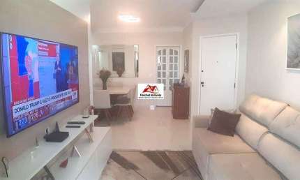 Lindo apartamento de 98m² repleto de armários com 3 dorm., 1 suite, 2 vagas, lazer completo por 4.900,00, próximo ao Shopping Anália Franco/SP