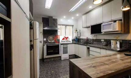 Lindo Sobrado com 220 m², 3 dormitórios sendo 3 suítes com móveis planejados, 5 vagas por 1.700.000,00 - Anália Franco/SP