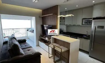 Oportunidade única na Móoca. Apto de 75m² com 2 dorm., 2 banheiros e 1 vaga, pronto para morar, 100% mobiliado e lazer completo por 999.000,00.