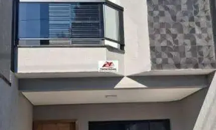 Sobrado novo com 2 suítes, sala 2 ambientes, lavabo, quintal 2 vagas por 575.000,00, próximo a estação oratório e ama/ubs do jd. independência/sp