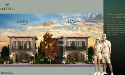 Casa com 4 Suítes à venda por R$ 3.446.425 - Helvetia - Indaiatuba/SP
