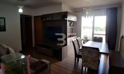 Apartamento mobiliado - condomínio residencial portal das flores