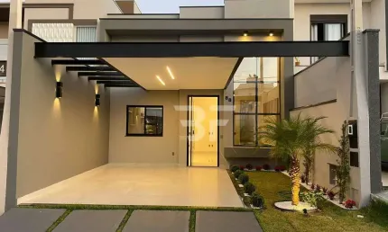 Casa com 3 dormitórios à venda, 125 m² por r$ 1.280.000,00 - jardins do império - indaiatuba/sp