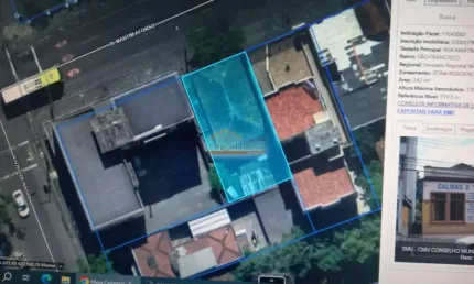 Terreno à venda na Rua Martim Afonso, 261, São Francisco, Curitiba, 242 m2 por R$ 700.000