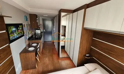 Apartamento com 1 quarto à venda na rua riachuelo, 110, centro, curitiba, 17 m2 por r$ 330.000
