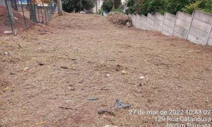 Terreno à venda no Jardim Paulista - Atibaia/SP com 423 m²