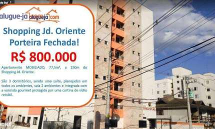 Apartamento com 3 dormitórios à venda, 75 m² por R$ 800.000,00 - Jardim Oriente - São José dos Campos/SP
