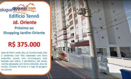 Apartamento com 2 dormitórios à venda, 58 m² por R$ 375.000,00 - Jardim Oriente - São José dos Campos/SP