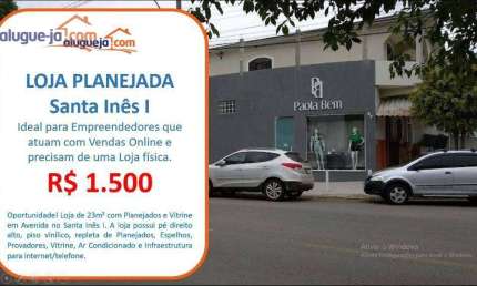 Loja para alugar, 23 m²  - Jardim Santa Inês I - São José dos Campos/SP