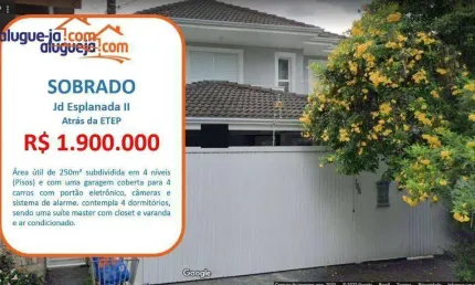 Sobrado com 4 dormitórios à venda, 250 m² por R$ 1.900.000,00 - Jardim Esplanada II - São José dos Campos/SP