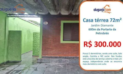 Casa à venda no Jardim Diamante - São José dos Campos/SP com 72 m²