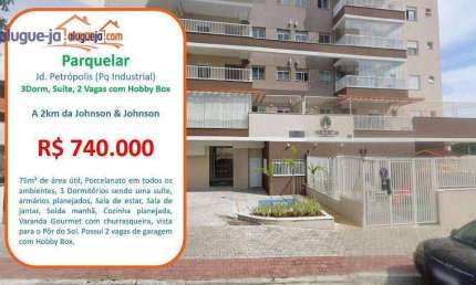 Apartamento à venda no Conjunto Residencial Trinta e Um de Março - São José dos Campos/SP com  75 m²