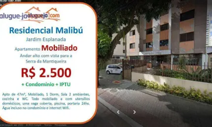 Apartamento com 1 dormitório para alugar, 47 m² por r$ 3.089/mês - jardim esplanada - são josé dos campos/sp