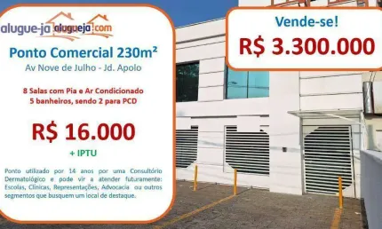 Ponto, 230 m² - venda por r$ 3.300.000,00 ou aluguel por r$ 16.270,70/mês - jardim apolo - são josé dos campos/sp
