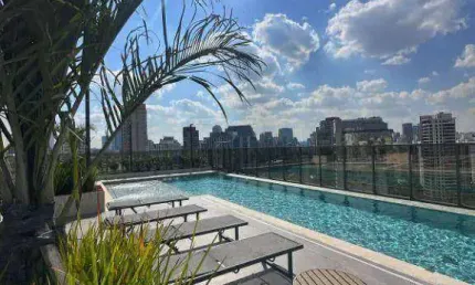 Apartamento com 1 dormitório para alugar, 25 m² por r$ 4.500,00/mês - vila olímpia - são paulo/sp