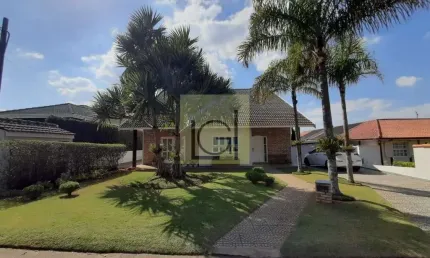 Casa de luxo em condomínio à venda em Itu-SP, Campos de Santo Antônio: 4 quartos, 2 suítes, 3 salas, 4 vagas, 375m².