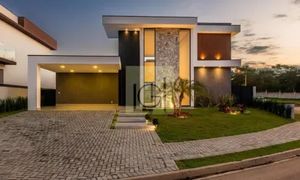 Imóvel exclusivo: Casa de luxo em condomínio no Portal dos Bandeirantes, Salto-SP - 3 quartos, 3 suítes, 2 salas, 2 banheiros, 4 vagas - 230m².