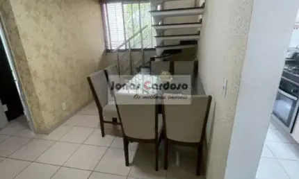 Apartamento Duplex a venda no Parque Santana, com 2 quartos sendo 1 suíte, 2 salas, área gourmet, ótima localização, por R$: 430 mil. Mogi das Cruzes