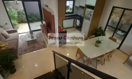 Sobrado a venda na Vila São Paulo, 3 quartos,1 suíte com sala 3 ambientes, área gourmet com churrasqueira, todo planejado. R$: 669 mil Mogi das Cruzes