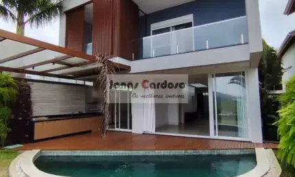 Luxuosa casa à venda no condomínio aruã em mogi das cruzes-sp, com 3 quartos, 3 suítes, 3 salas, 5 banheiros, 4 vagas, 370m².