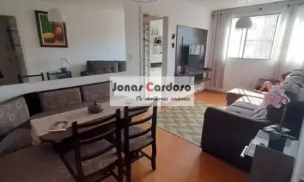 Apartamento à venda em Cézar de Souza, Mogi das Cruzes-SP: 2 quartos, 2 salas, 1 banheiro, 1 vaga, 50m². Venha conferir!