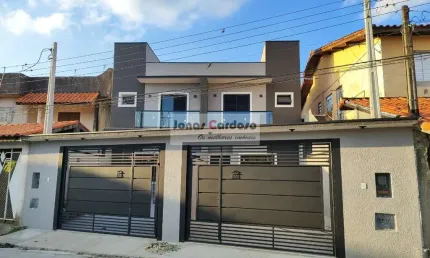Casa nova à venda no Mogi Moderno em Mogi das Cruzes-SP. Com 3 quartos, 1 suíte, 1 sala, 3 banheiros, 2 vagas. Imperdível!