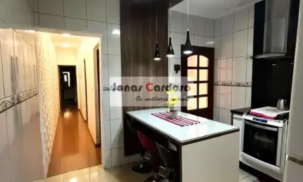 Casa à venda em mogi das cruzes-sp, jardim cambuci: 2 quartos sendo 1 suíte, sala ampla, cozinha planejada, 2 vagas coberta. por r$: 480 mil