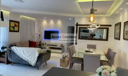 Apartamento à venda porteira fechada na vila mogilar, essence prime living: 3 quartos sendo 3 suítes, 2 salas, 2 vagas e 124 m².