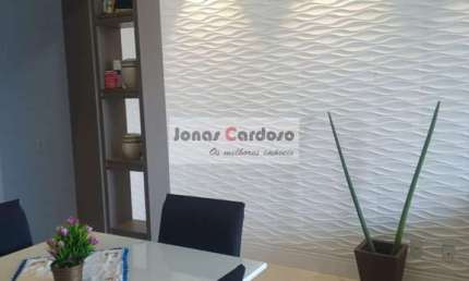 Apartamento todo planejado à venda no Condomínio Dolce Vita em Mogi das Cruzes-SP: 3 quartos sendo 1 suíte, sala, 2 banheiros. Por 599 mil.